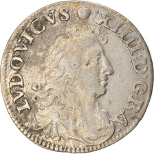 Moneta, Francja, Louis XIV, 4 Sols dits « des Traitants », 4 Sols, 1675