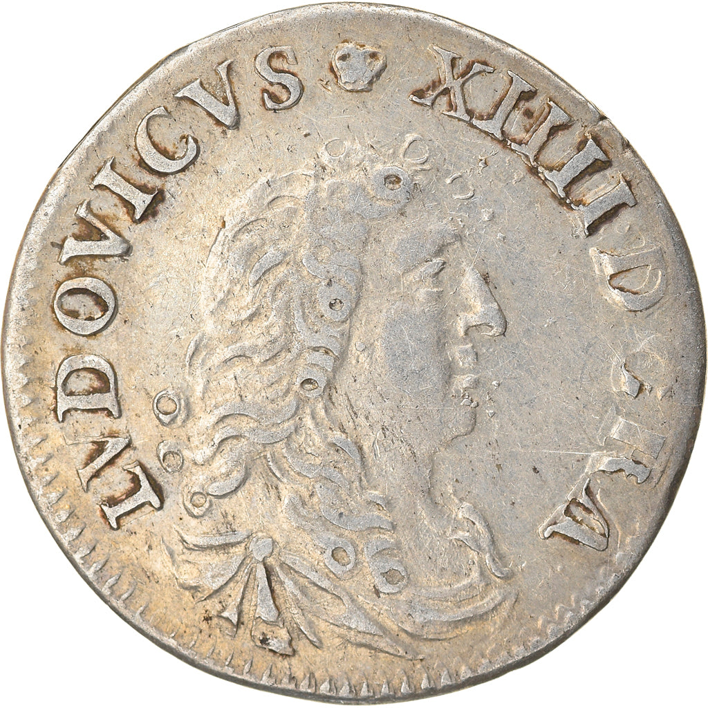 Munten, Frankrijk, Louis XIV, 4 Sols dits « des Traitants », 4 Sols, 1675