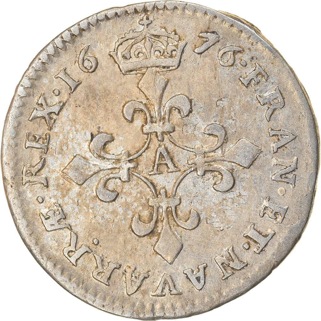 Coin, France, Louis XIV, 4 Sols dits « des Traitants », 4 Sols, 1676, Paris