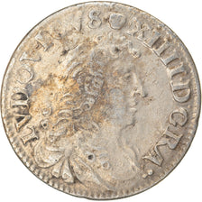 Coin, France, Louis XIV, 4 Sols dits « des Traitants », 4 Sols, 1677