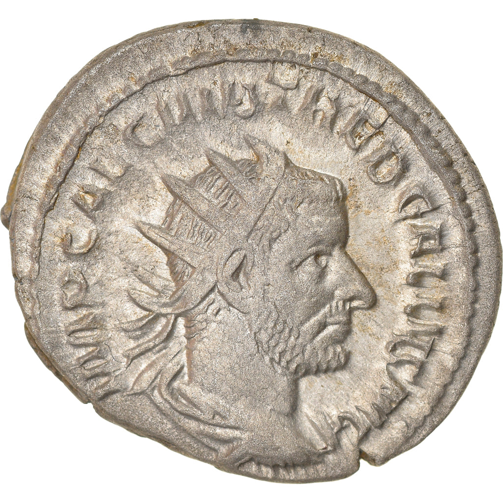 Coin, Trebonianus Gallus, Antoninianus, 253, Roma, AU(50-53), Billon, RIC:30