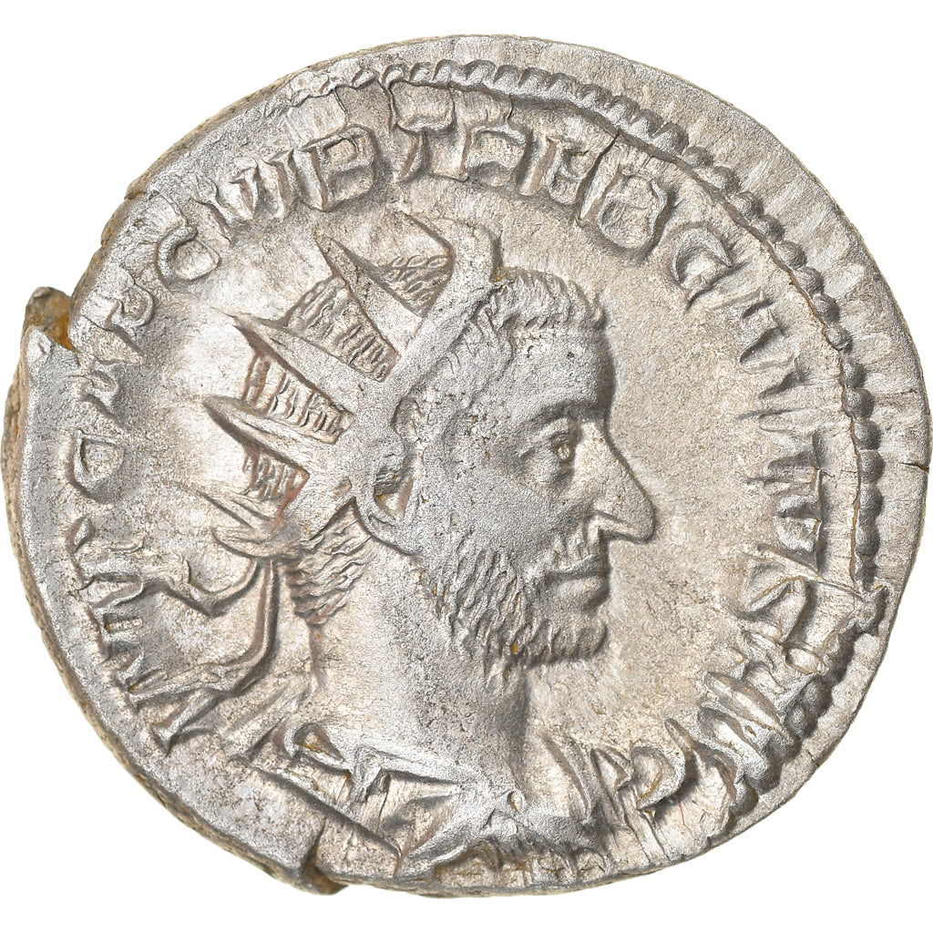 Münze, Trebonianus Gallus, Antoninianus, 251-252, Roma, SS+, Billon, RIC:33