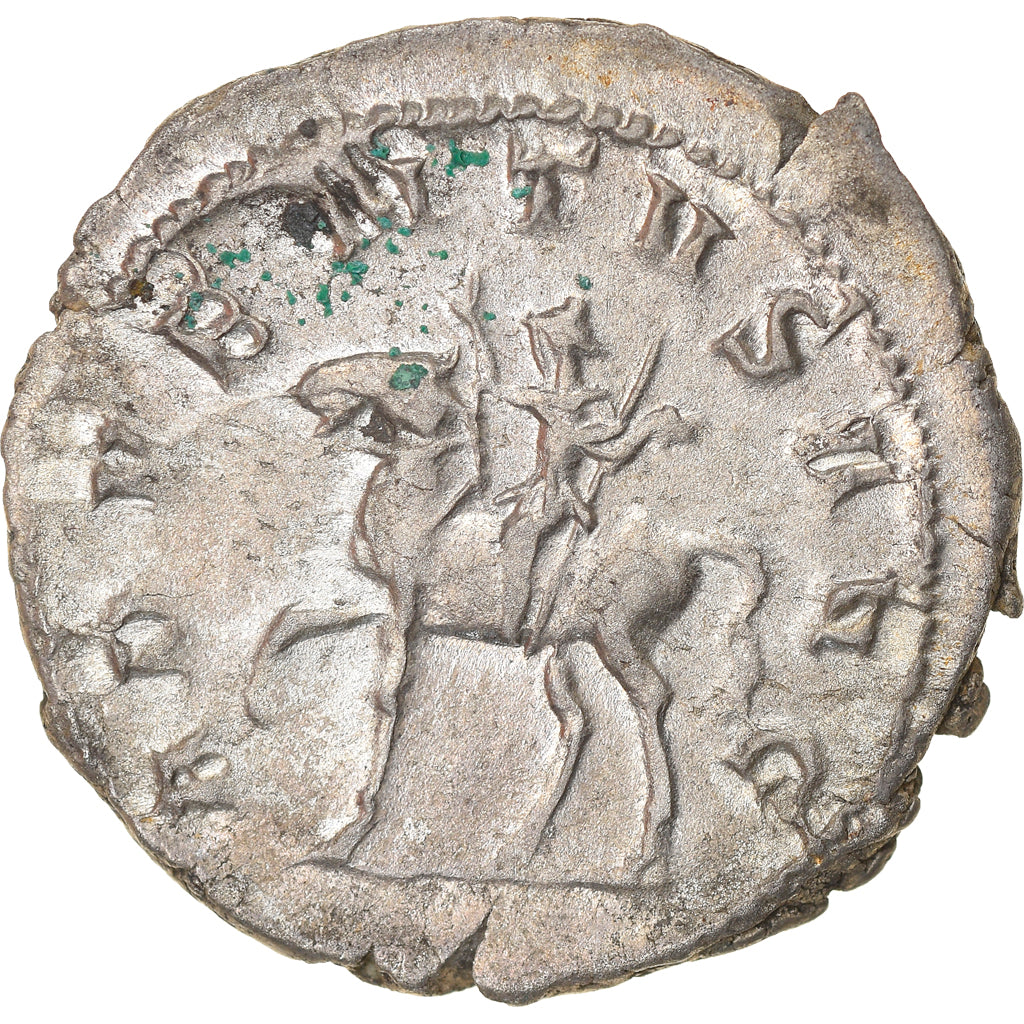 Münze, Trajan Decius, Antoninianus, 250, Roma, VZ, Billon, RIC:11b
