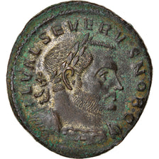 Coin, Severus II, Follis, 305-306, Trier, EF(40-45), Copper, RIC:647