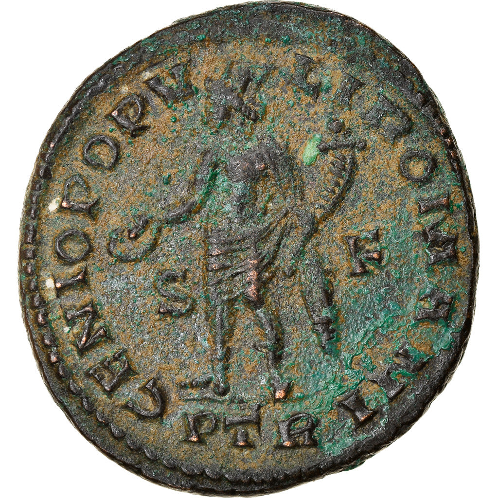 Coin, Severus II, Follis, 305-306, Trier, EF(40-45), Copper, RIC:647