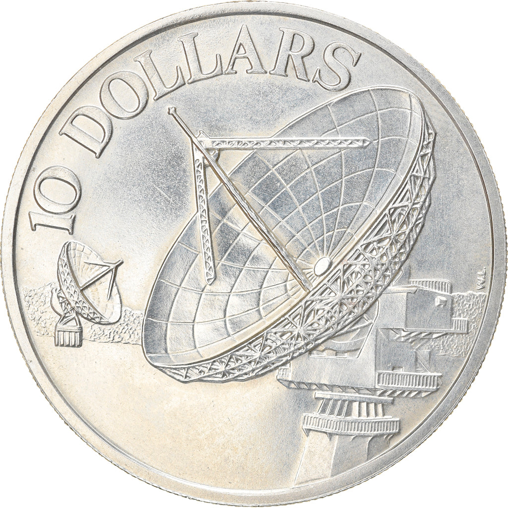 Moneta, Singapore, 10 Dollars, 1979, Singapore Mint, BB+, Argento, KM:17.1