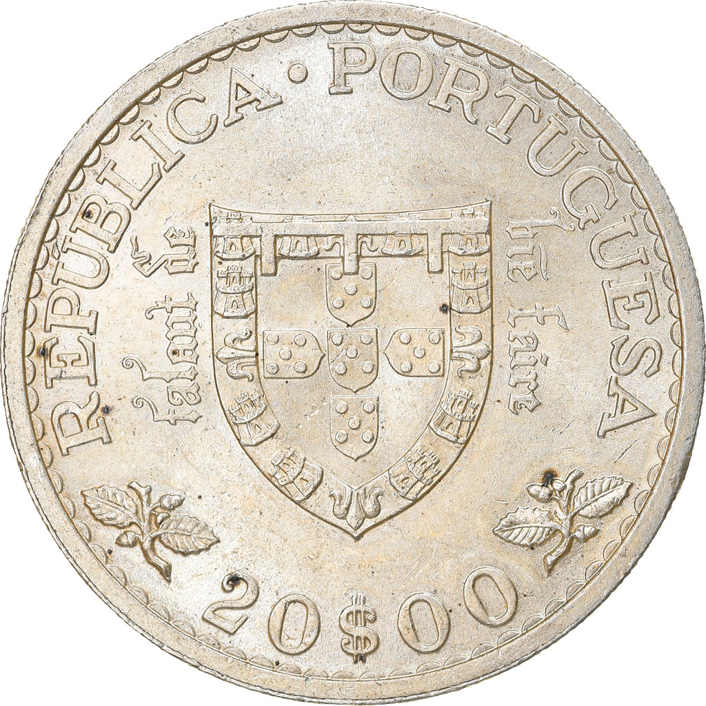 Coin, Portugal, 20 Escudos, 1960, Lisbon, AU(50-53), Silver, KM:589