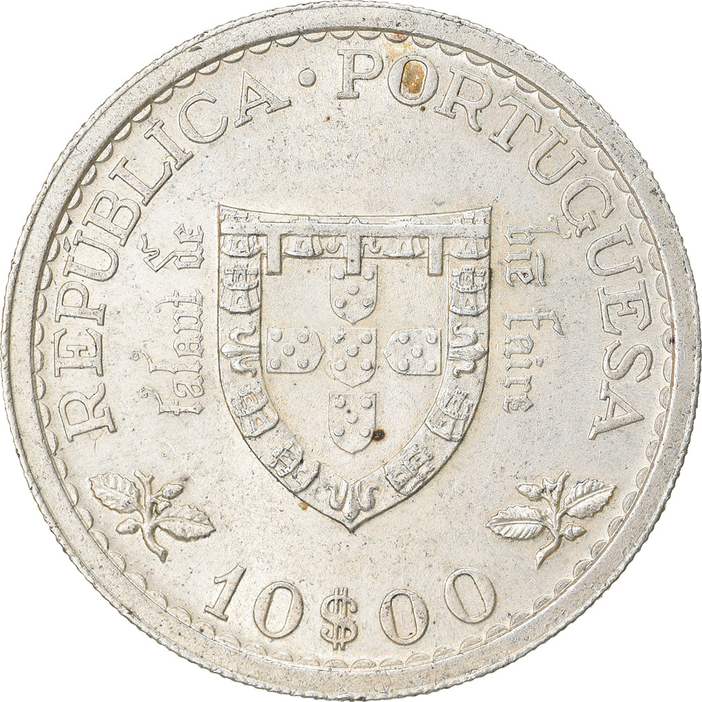 Coin, Portugal, 10 Escudos, 1960, Lisbon, AU(50-53), Silver, KM:588