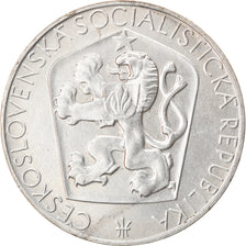 Coin, Czechoslovakia, 25 Korun, 1965, AU(50-53), Silver, KM:59