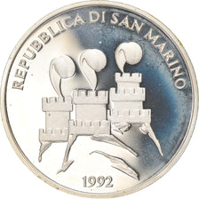 Monnaie, San Marino, 1000 Lire, 1992, Roma, Proof, FDC, Argent, KM:277