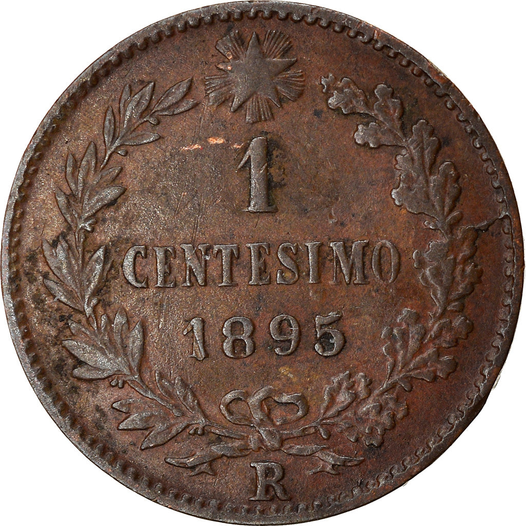 Moneta, Italia, Umberto I, Centesimo, 1895, Rome, BB+, Rame, KM:29