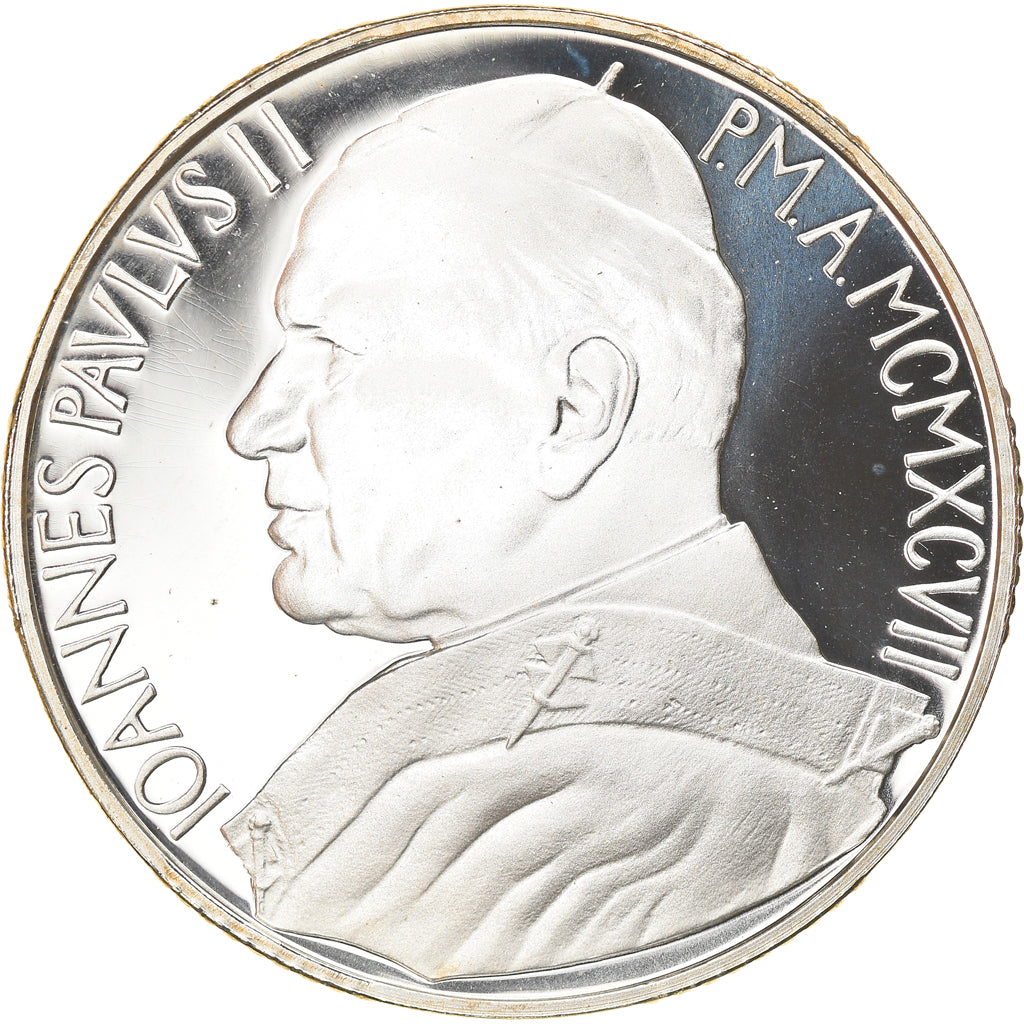 Moneta, CITTÀ DEL VATICANO, John Paul II, 10000 Lire, 1997, Roma, Proof, FDC