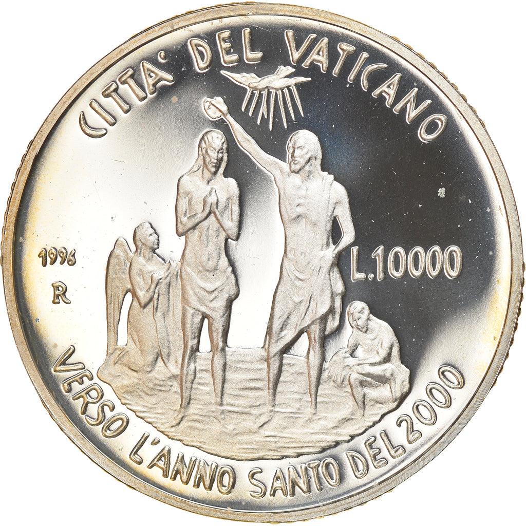 Moneda, CIUDAD DEL VATICANO, John Paul II, 10000 Lire, 1996, Roma, Proof, FDC