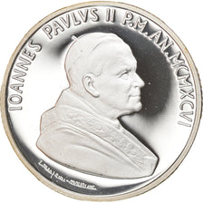 Münze, Vatikanstadt, John Paul II, 10000 Lire, 1996, Roma, Proof, STGL, Silber