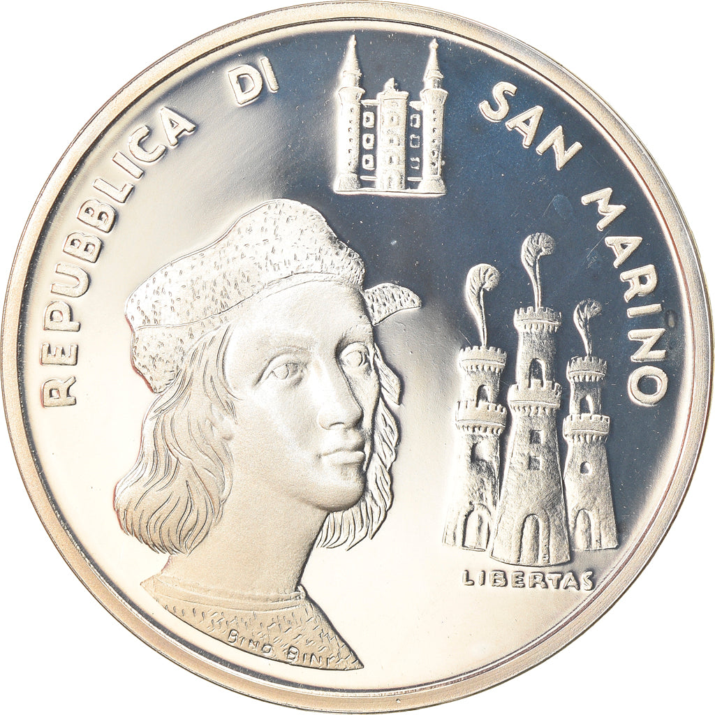 Moneta, San Marino, 1000 Lire, 1983, Roma, Proof, FDC, Argento, KM:155