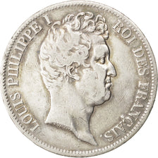 Münze, Frankreich, Louis-Philippe, 5 Francs, 1830, Rouen, SS, Silber, KM:735.2
