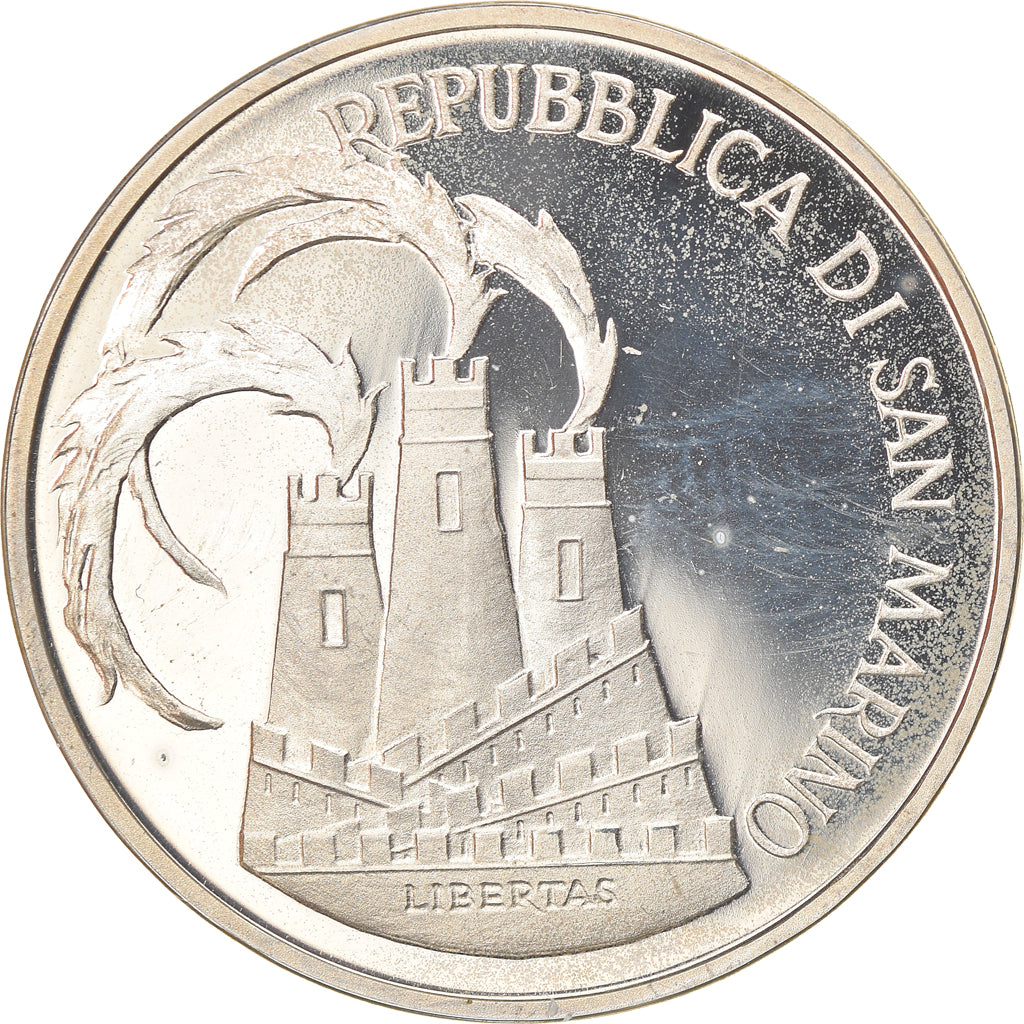 Münze, San Marino, 1000 Lire, 1984, Roma, Proof, STGL, Silber, KM:169