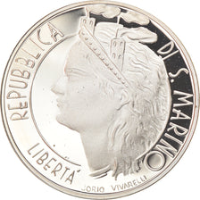 Moneta, San Marino, 1000 Lire, 1986, Roma, Proof, FDC, Argento, KM:197