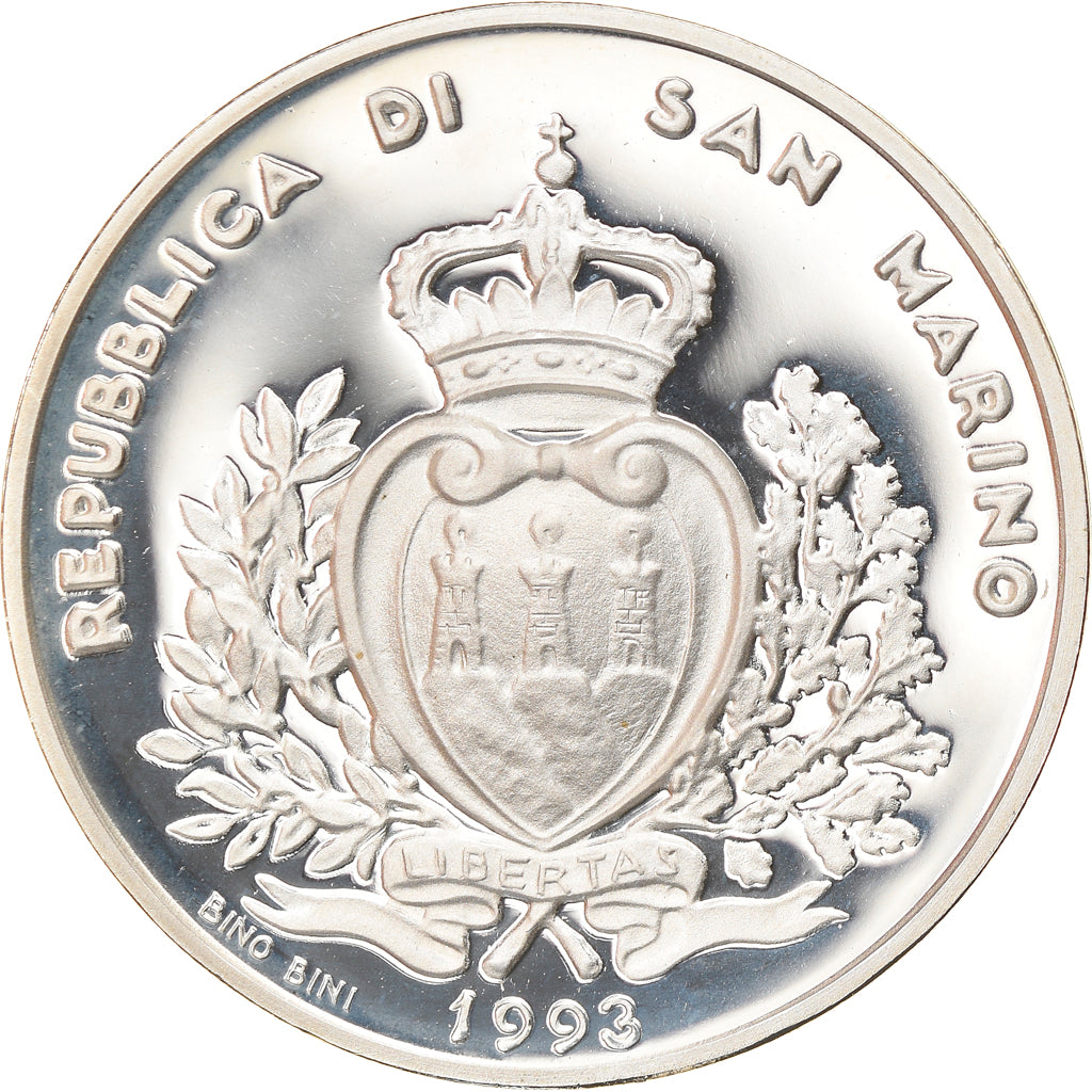 Monnaie, San Marino, 1000 Lire, 1993, Roma, Proof, FDC, Argent, KM:292