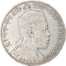 Coin, Ethiopia, Menelik II, Birr, 1897, Paris, VF(20-25), Silver, KM:5
