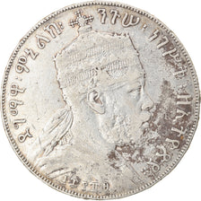 Monnaie, Éthiopie, Menelik II, Birr, 1897, Paris, TB, Argent, KM:5