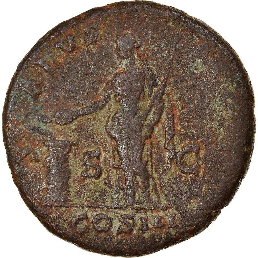 Coin, Hadrian, As, 126, Roma, F(12-15), Bronze, RIC:678