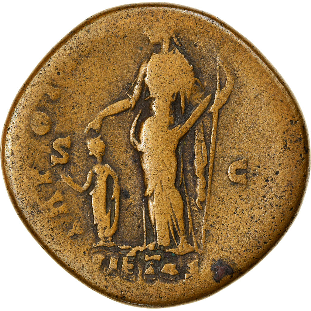 Coin, Marcus Aurelius, Sestertius, 148, Roma, VF(20-25), Bronze, RIC:1281a
