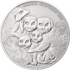 Moneta, Repubblica del Congo, Meerkats, 1000 Francs CFA, 1 Silver Oz, 2013, FDC