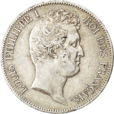 FRANCE, Louis-Philippe, 5 Francs, 1830, Lille, KM #735.13, EF(40-45), Silver,...