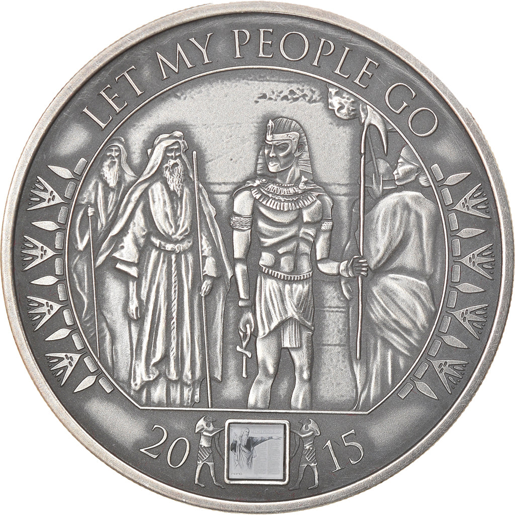 Coin, Burkina Faso, Moses, 1000 Francs CFA, 1 Silver Oz, 2015, MS(65-70), Silver