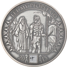 Coin, Burkina Faso, Moses, 1000 Francs CFA, 1 Silver Oz, 2015, MS(65-70), Silver