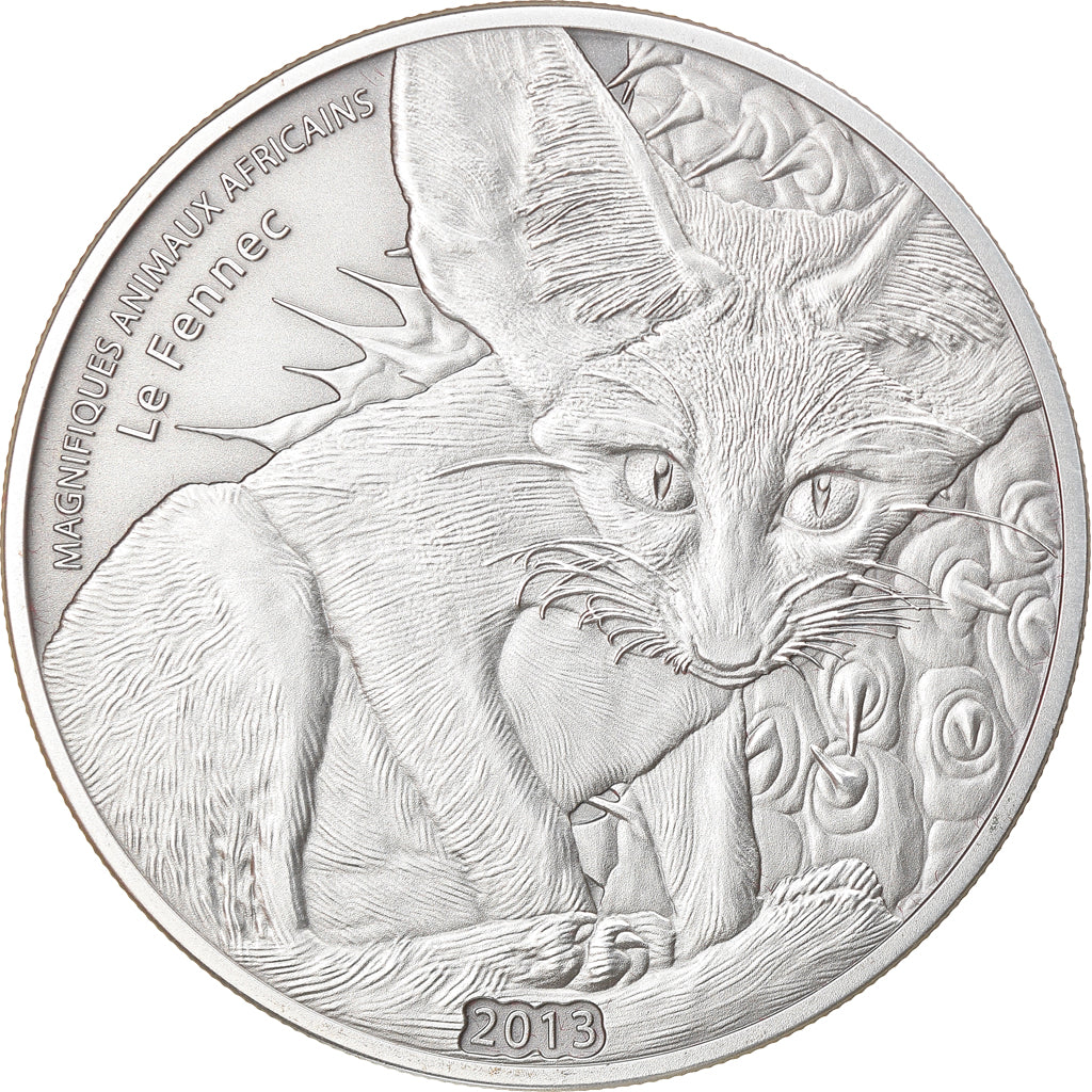 Monnaie, Niger, Fennec, 1000 Francs CFA, 1 Silver Oz, 2013, FDC, Argent