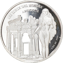 Coin, Burkina Faso, Aphrodite, 1000 Francs CFA, 1 Silver Oz, 2015, MS(65-70)