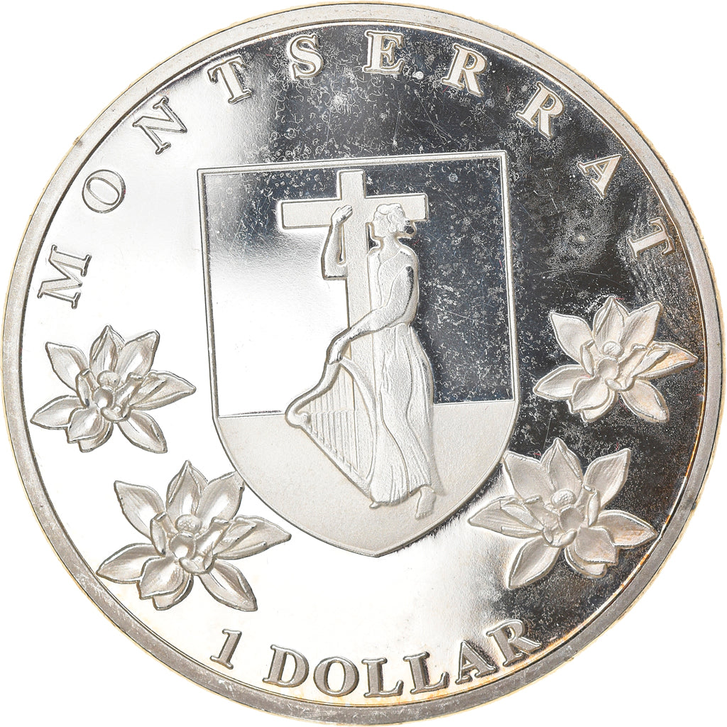 Coin, British Caribbean Territories, Montserrat, Elizabeth II, Dollar, 2014