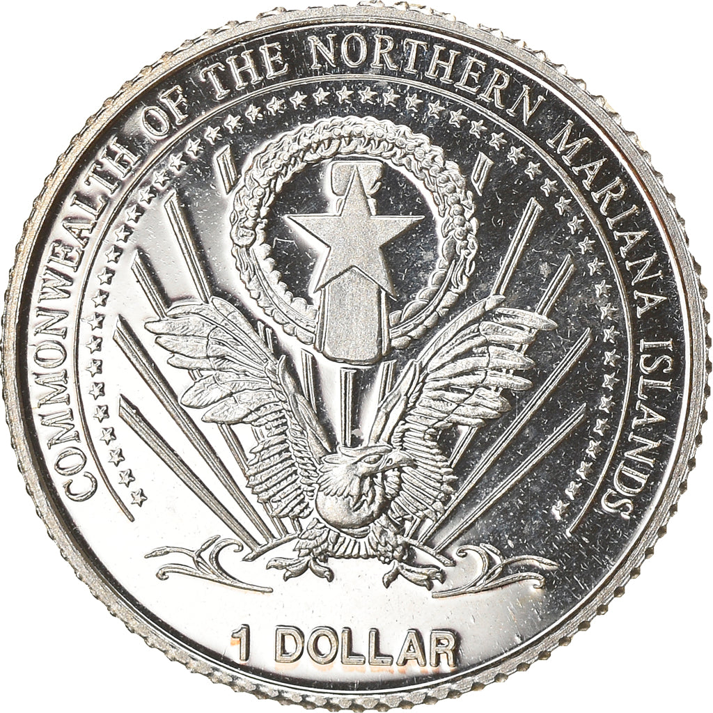 Coin, NORTHERN MARIANA ISLANDS, Petrus, Dollar, 2004, Proof, MS(65-70), Silver