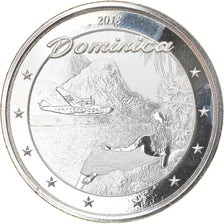 Coin, DOMINICA, Elizabeth II, 2 Dollars, 1 Silver Oz, 2018, Proof, MS(65-70)