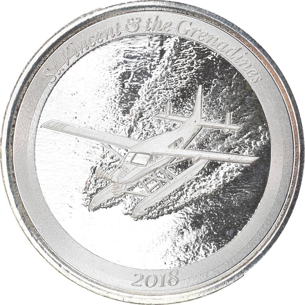 Monnaie, SAINT VINCENT, Elizabeth II, 2 Dollars, 1 Silver Oz, 2018, Proof, FDC