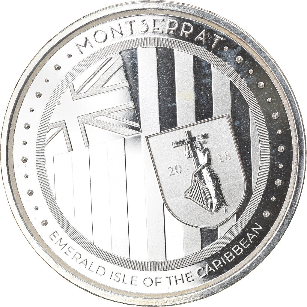 Moneta, Stati dei Caraibi Orientali, Montserrat, Elizabeth II, 2 Dollars, 1