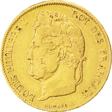 FRANCE, Louis-Philippe, 20 Francs, 1832, Paris, KM #750.1, EF(40-45), Gold,...