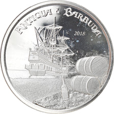 Moneda, ANTIGUA & BARBUDA, Elizabeth II, 2 Dollars, 1 Silver Oz, 2018, Proof