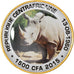 Coin, Central African Republic, Rhinocéros, 1500 Francs CFA - 1 Afro, 2015