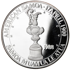 Coin, AMERICAN SAMOA, 5 Silver Oz, 25 Dollars, 1988, Phillips, Proof, MS(65-70)