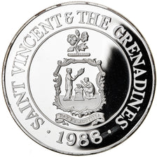 Coin, SAINT VINCENT, 100 Dollars, 1988, Proof, MS(65-70), Silver, KM:15
