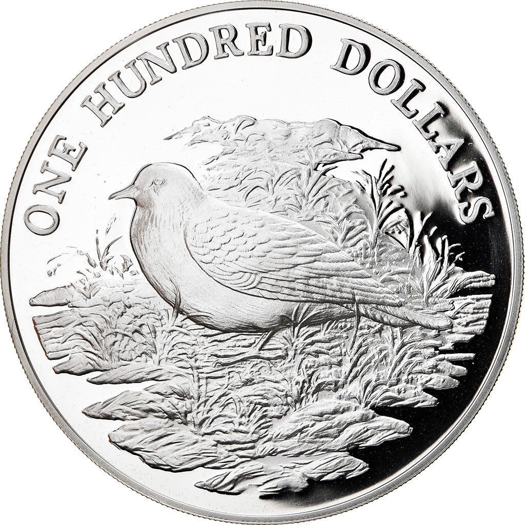 Munten, GRENADA, 100 Dollars, 1988, Proof, FDC, Zilver, KM:17