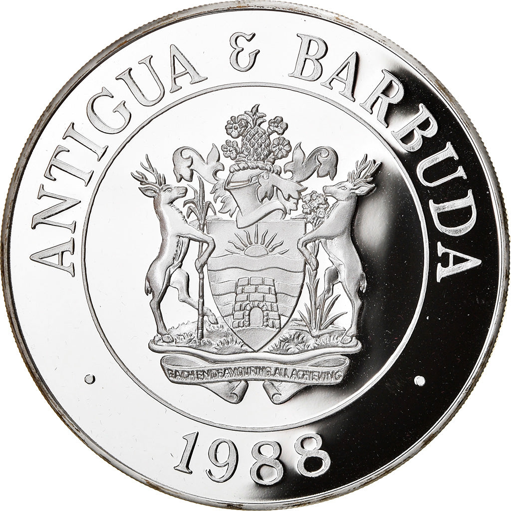 Coin, ANTIGUA & BARBUDA, Elizabeth II, 100 Dollars, 1988, Royal Mint, Proof