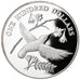 Moneda, SAINT KITTS & NEVIS, 100 Dollars, 1988, Proof, FDC, Plata, KM:6