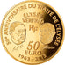 Francja, 50 Euro, Traité de l'Elysée, 2013, Paris, Proof, MS(65-70), Złoto