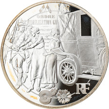 Francia, Monnaie de Paris, 10 Euro, Taxis de la Marne, 2014, Paris, Proof / BE