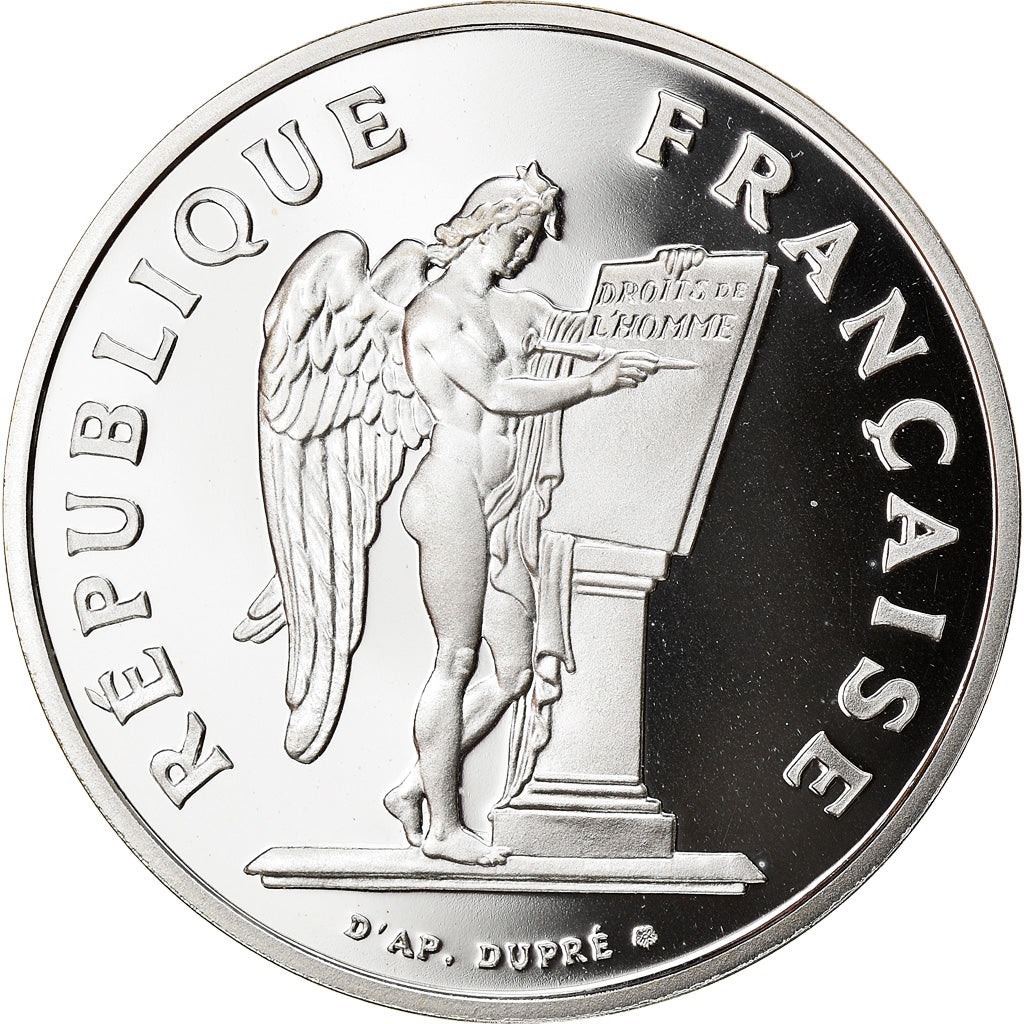 Coin, France, Droits de l'Homme, 100 Francs, 1989, Paris, Proof / BE, MS(65-70)