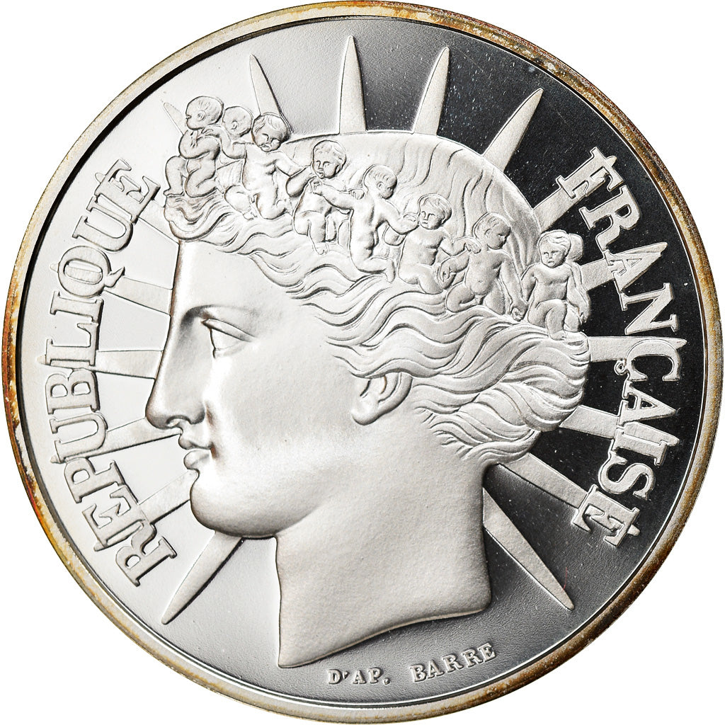 Coin, France, Fraternité, 100 Francs, 1988, Paris, Proof / BE, MS(65-70)